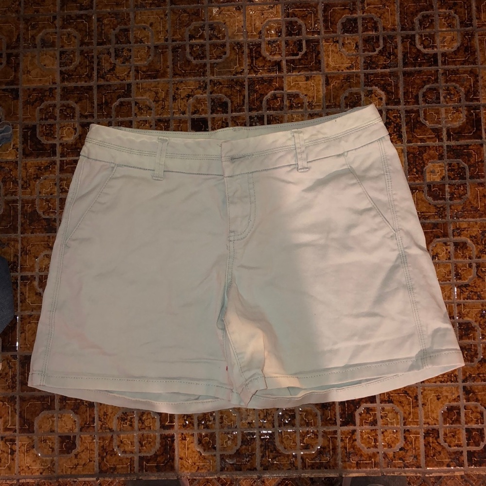Baby blue shorts